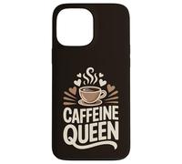 Caffeine Queen Coffee Typography Design Case for iPhone 13 Pro Max