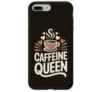 Caffeine Queen Coffee Typography Design Case for iPhone 7 Plus/8 Plus