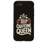 Caffeine Queen Coffee Typography Design Case for iPhone SE (2020) / 7/8