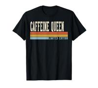 Caffeine Queen Week Retro Vintage Back to School Day T-Shirt