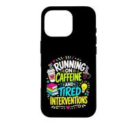 Caffeine Tired Interventions Education Case for iPhone 16 Pro