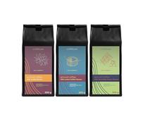Cafféluxe 100% Arabica Flavoured Ground Coffee - 3 x 250g - Creme Brulee, Choco Cherry, Vanilla