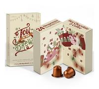Cafféluxe 2025 Advent Calendar for Adults - 24 Nespresso Compatible Pods For Festive Countdown - Christmas Advent Calendar Chocolate & Coffee Pods with 8 Seasonal Flavours