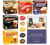 Caffeluxe Mars Hot Chocolate Variety Pods for Dolce Gusto, 40 Pack