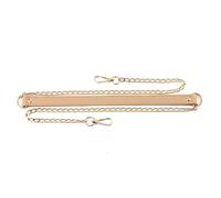 CaFfen Bag Chain 120cm Long PU Leather Shoulder Strap Gold Metal Messenger Bag Chain Fashion Women Handbag Belt Handle Chain Strap(Khaki)