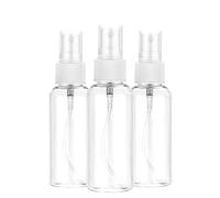 CaFfen Spray Bottles 3/5/10pcs Refillable 10ml 30ml 50ml 60ml 100ml Clear Plastic Portable Spray Bottle(10pcs Bottle,60ml)