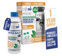Caffenu Coffee Machine Descaler Compatible with all Sage & Breville Machines - 400ml (4 Uses) - Limescale Remover for Hotter, Better Tasting Coffee - Extends Machine Life