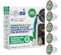 Caffenu Eco Cleaning Pods Compatible with Nespresso OriginalLine Machines - 5x Cleaning Capsules (5 Uses) - Coffee Machine Cleaner Removes Oils, Residue & Odours - Improves Coffee Taste