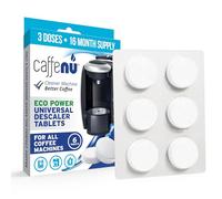Caffenu Universal Descaling Tablets Compatible with Jura, Bosch, Melitta & Siemens - 6 Tablets x 9g - Coffee Machine Descaler - Limescale Remover for Hotter, Better Tasting Coffee