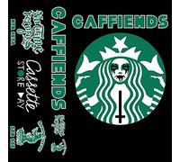Caffiends - No Gods No Decaf/Self-Titled Double Cassette [CASSETTE]