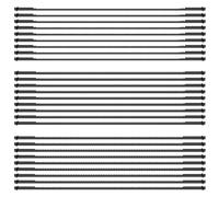 Caffney 27Pcs Scroll Saw Blades 6-1/2inch High Carbon Steel Coping Saw Blades Set 15TPI 18TPI 24TPI Pin End Scroll Saw Blade Replacement Set Wood Cutting Saw Blades for Wood Plastic Leather HHD(27PCS)