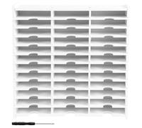 Caffney 36 Slots Ink Pad Printing Storage Box Large Capacity Items Plastic Racks for DIY Craft Supplies HHD(36 grid)