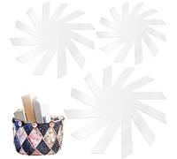 Caffney 8/12/15in Woven Spiral Basket Quilting Template DIY Woven Spiral Basket Template Cutting Ruler Sewing Machine Ruler Patchwork Tool for Sewing Pattern Art Craft