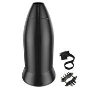 Caffney Plastic Squirrel Baffle for Bird Feeder Poles Sturdy Outdoor Squirrel Proof Baffle with Smooth Surface for Deterring Raccoons