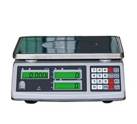 CAFIEDR 30kg/0.1g Digital Electronic Scale High-Precision Stainless Steel Display Price Computing Weighing Industrial Pricing Commercial Shop Platform for Fruits Veggie Scale