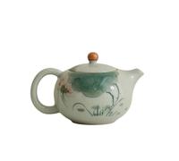 CAFIEDR Handmade Teapot 200Ml Teapot Ceramic Hand Painted Kung Fu Tea Set With Filter Restaurant Coffee Pot For Brewing Leaf Tea.