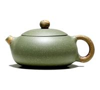 CAFIEDR Handmade Teapot Chinese Purple Clay Teapot, Handmade, Antique Kettle, Multifunctional Retro Coffee Pot, Household Large Capacity, Tea Ceremony Supplies For Brewing Leaf Tea.