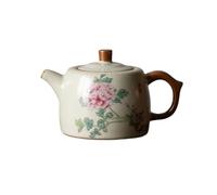 CAFIEDR Handmade Teapot Chinese Teapot Ceramic 300Ml Cold Water Kettle Reception Room Loose Leaf For Brewing Leaf Tea.