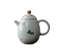 CAFIEDR Handmade Teapot Handmade Ceramic Teapot Underglaze Painted With Filter Kung Fu Tea Set Suitable For Scented And Loose Leaf For Brewing Leaf Tea.