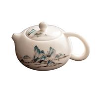 CAFIEDR Handmade Teapot Home Office Tea Brewing Single Pot Ceramic Kung Fu Set Chinese Coffee Restaurant Juice For Brewing Leaf Tea.