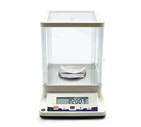 CAFIEDR Lab Analytical Balance Precision Scale 0.001g Digital Precise ScaleLaboratory Electronic Scientific LCD Display with Windshield (210g/0.001g)