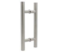 CAFIEDR Modern Double Sided Sliding Barn Door Handle,Modern Heavy Duty Stainless Steel Bathroom Shower Door Handles,Glass Door Knobs,Handle Hardware Set(L:100cm(39.3in)/70cm(27.5in))