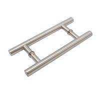 CAFIEDR Modern Sliding Barn Door Handle,Modern Heavy Duty Stainless Steel Bathroom Shower Door Handles,Double Sided Glass Door Handle Hardware Set(L:100cm(39.3in)/70cm(27.5in))