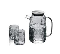 CAFIEDR Pitchers Beverage Pitchers Beverage Pitchers Simple Cold Kettle Large Capacity Teapot Cup Summer Household Glass Set Juice Pot Beverage Container Juice Carafe Water Pitcher.B