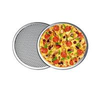 CAFIEDR Pizza Plate 1 Pcs Non Stick Pizza Screen Pan Baking Tray Net Kitchen Tools Seamless Aluminum Mesh Grill Pizza Pastry Bakeware Tool 6-22Inch Large.11inch