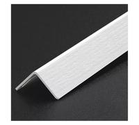 CAFIEDR Pvc Corner Protector, Wood Grain Corner Protector, Corner Edge Protector, Living Room Decoration Edging Tile Edge Strip.White-3.6x120cm/1.4x47in