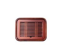 CAFIEDR Simple Tea Tray Tea Set Tray Solid Wood Simple Water Storage Tea Tray Chinese Style Kung Fu Tea Set Household Water Storage Tray Drain Tray Rectangular Teapot Tray Tray Box Fo.B