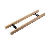 CAFIEDR Solid Wood Round Door Handle, Modern Commercial Glass Door Handle, for Wooden Doors/barn Doors, 5 Sizes(600 * 400mm)