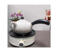 CAFIEDR Teapot Living Room Tea Room Teapot Electric Ceramic Stove Water Boiling Set White Clay Pot Ceramic Pot Electric Pot Ceramic Tea Set Tea Kettle