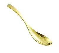 CAFIEDR Teaspoons,Chinese Tea Teaspoon,Kung Fu Tea Set Teaspoon,Stainless Steel Tea Spoon Tea Spatula Tea Accessories Splitting Tea Spoon Tea Teaware Accessories(Gold 15cm)