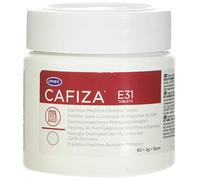 Cafiza Espresso Tablets E16 1.2g (Tub 100) | Tub container protects dosing from moisture; cleans group heads to ensure consistent coffee taste in busy cafes.