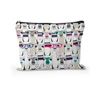 Cafl Makeup Bag Cosmetic Bag for Women Large Capacity Make Up Bag-10 * 8inch, Modern Alpaca