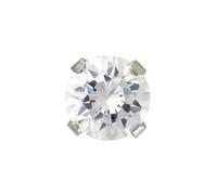 Caflon Birthstones Stud Earrings Stainless Steel Cubic Zirconia 5mm