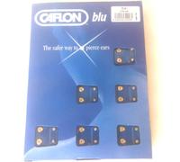 Caflon Blu 24 Carat Gold Plated Clawset April Birthstone Studs, 0.07 kg