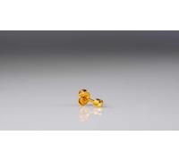 Caflon Blu 24 Carat Gold Plated Heart Shape Studs, 0.07 kg