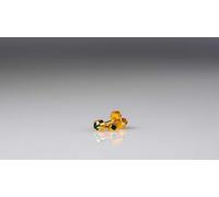 Caflon Blu 24 Carat Gold Plated May Mini Birthstone Studs, Pack of1