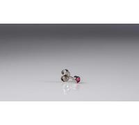 Caflon Blu White Stainless October Birthstone Studs