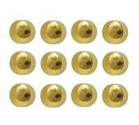 Caflon Ear Piercing Ball Earrings Studs 4mm Gold Plated Surgical Steel 12 Pair