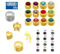 CAFLON NEW PAIR OF EAR PIERCING STUD EARRINGS CHOICE OF STYLE & COLOUR 3 FOR 2 OFFER (Stainless Steel Stud) 114503