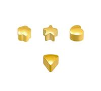 Caflon Stud Earrings Gold Plated Assorted Shapes (12)