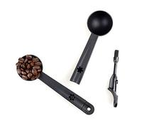 Cafopgrill Plastic Hand Drip Coffee Bean Powder 10g/8g Measuring Spoon Scoop with a Brush Powder Tamping Station Scoop (2PCS)