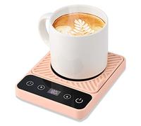 Cafzed 301 Pink Coffee Warmer, Electric Mug Warmer with Timer, LED Display, Pink