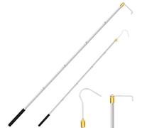 Cagaloi Cargo Grabber Reach Retriever Tool ,30-inch - 75-inch Adjustable Extensions.Versatile Heavy-Duty Truck Accessory for Pickup Truck Bed Hook bar with Comfortable Foam Handle and Two Long Hooks