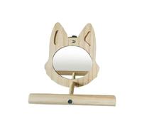 Cage Accessories Hanging Bird Mirrored With Perch Stand Play Toy For Parakeets Cockatiel Lovebirds And Other Small Birds Bird Toy
