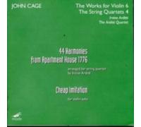 CAGE/ARDITTI/ARDITTI QUARTET: CHEAP IMITATION/HARMONIES APARTMENT HOUSE 177 - CD
