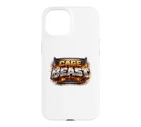 Cage Beast Boxing Line Art Fighter Workout Gym Combat Gift Case for iPhone 15